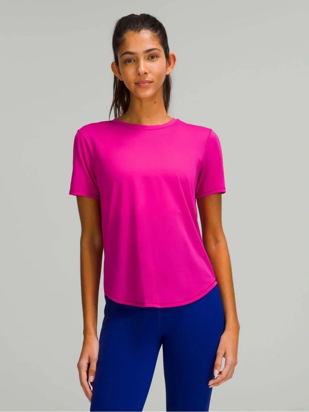 Lululemon high neck running and training t-shirt